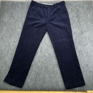 Peter‎ Christian Pants Mens 42x33 (Fits 38x31) Corduroy Blue
